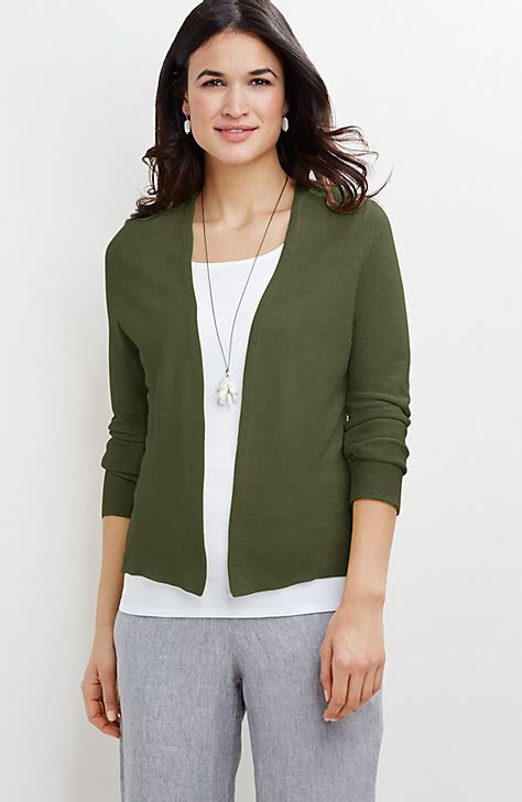 J Jill Linen Blend Open Cardigan Shopstyle Sweaters