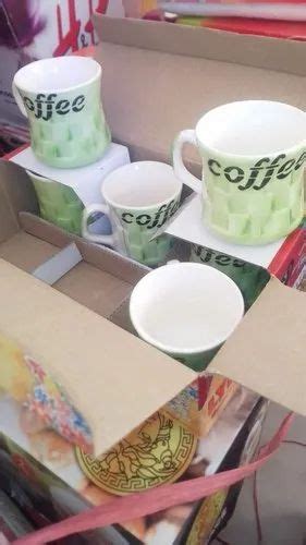 GREEN Ceramic New York Coffee Cup, Capacity: 100ML, Size: Small at Rs ...