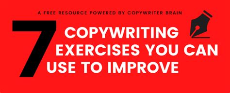 7 Copywriting Exercises You Can Use To Improve Copywriter Brain