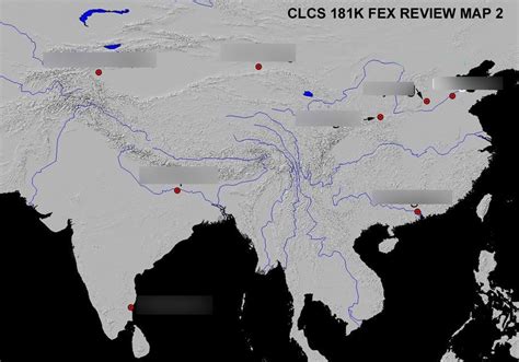 Asia Map Clcs Purdue Diagram Quizlet