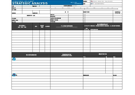 战略销售蓝表 中文版 word文档在线阅读与下载 免费文档