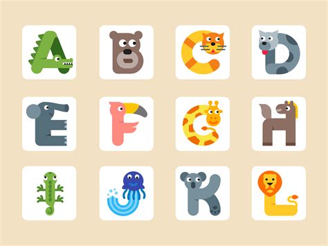 Cute Alphabet Icons By Icons8 On Dribbble