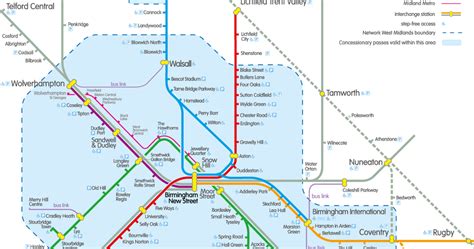 Birmingham Railway and Metro Map - Free Printable Maps