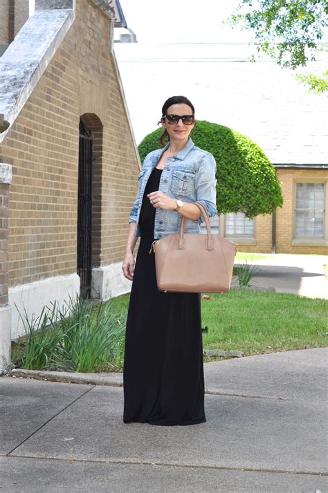 Maxi Dress Denim Jacket