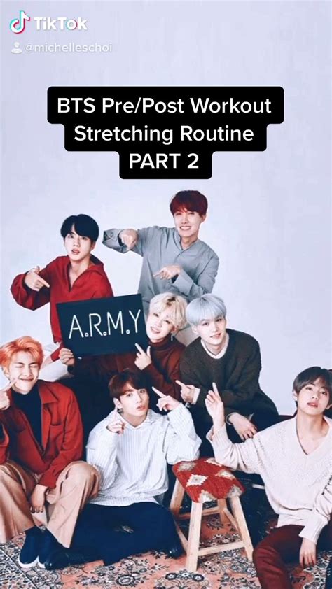 BTS STRETCHING ROUTINE (Part 2) [Video] | Kpop workout, Celebrity ...