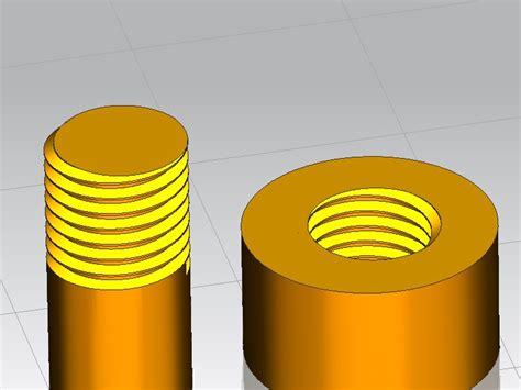 承接螺纹画图设计螺纹3D画图国标英螺纹零件画3D图 3D画图建模 站酷ZCOOL