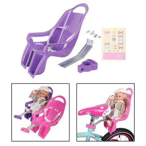 Girls Bike Doll Seat Universal Accessories with Sticker Kids Bike ...