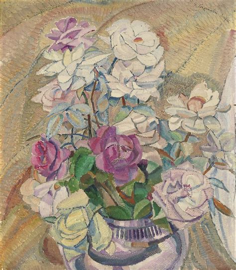 Grace Cossington Smith 1892 1984 Roses In A Bowl 495 X 425cm