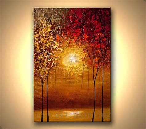 Sunset Forest Painting at PaintingValley.com | Explore collection of ...