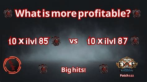 PoE 3 22 Comparing 10 Ilvl 85 Vs 10 Ilvl 87 Watcher S Eyes A Fun