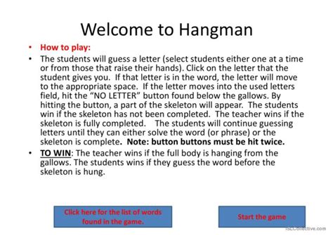 Hangman Animals (all): English ESL powerpoints