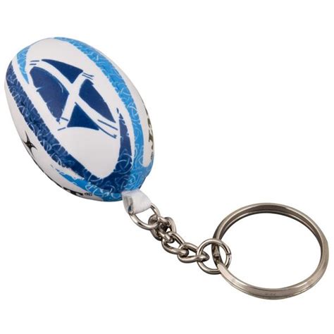 Gilbert Scotland Rugby Ball Keyring