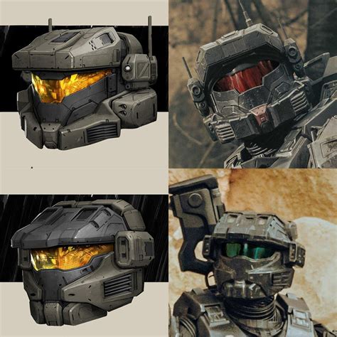 Concept art of Silver Team helmets for Infinite : r/halo