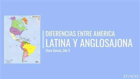 Caracteristicas Y Diferencias De America Latina Y Anglosajona Citas