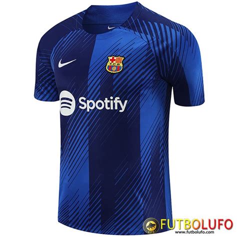 Venta De Camiseta Entrenamiento FC Barcelona Azul 2023 2024 02