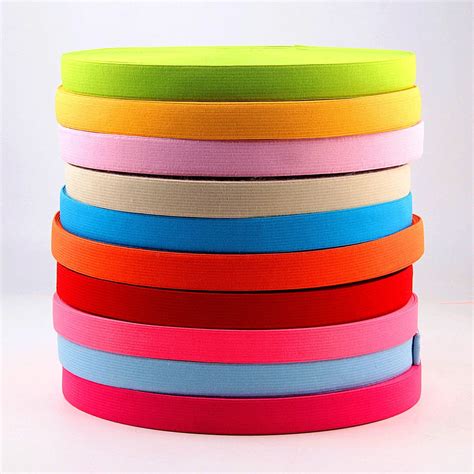 Colorful Elastic Bands 20mm Flat Sewing Rubber Band Underwear Panty