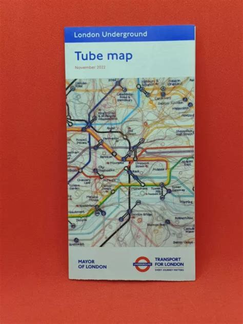 TFL LONDON UNDERGROUND 2022 Pocket Tube Map Collectors Travelers UK