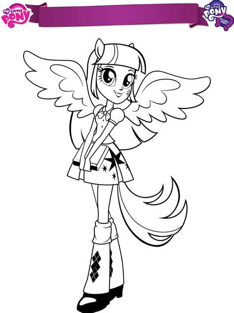 Get This Equestria Girls Coloring Pages Twilight Sparkle