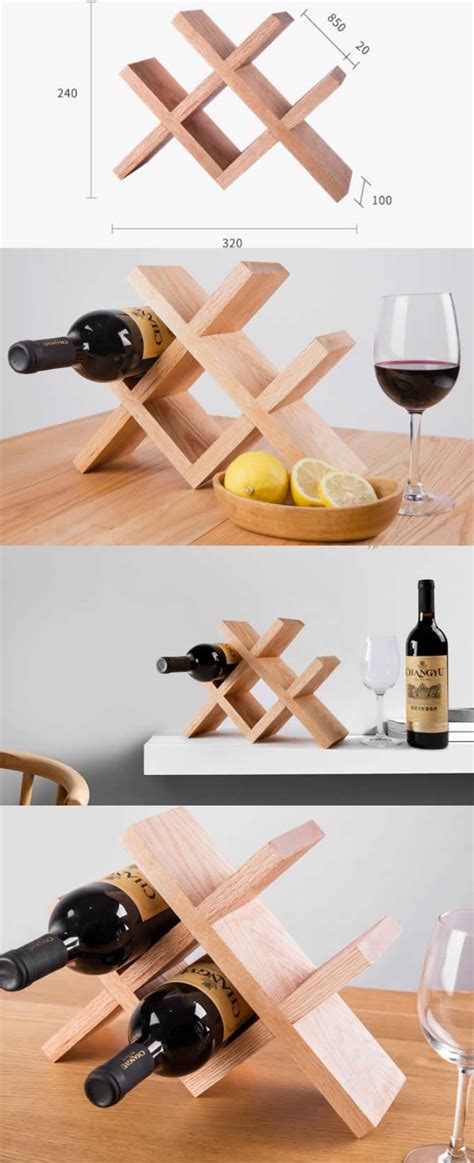 Wooden Wine Bottle Storage Rack Wooden Wine Bottle Holder Wine