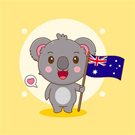 Premium Vector Cartoon Illustration Of Cute Koala Bear Character