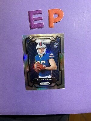 2023 Panini Prizm Dalton Kincaid Silver Prizm Variation Rookie RC 324