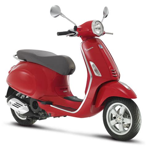 Red Vespa Primavera 50cc | Scooter Crazy