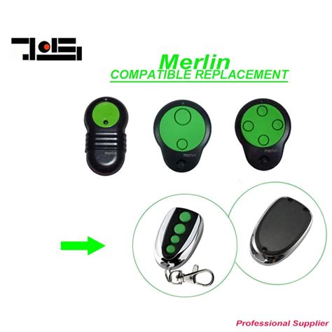 Replacement remote for Merlin M842 M844 M832 Garage Door 230t 430r Remote Control Hand, garage ...