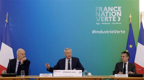 France Ce Qu Il Faut Retenir Du Projet Sur L Industrie Verte Pr Sent