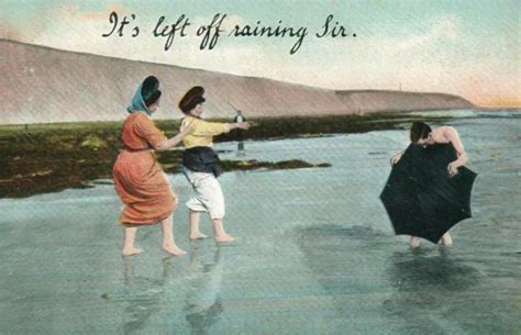 VINTAGE RUDE COMIC Nude Man With Umbrella It S Left Off Raining Sir POSTCARD PicClick AU