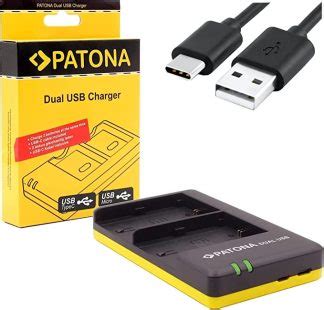 Cargador Para Sony Patona Usb Dual Np Fw Mi Foto Pro