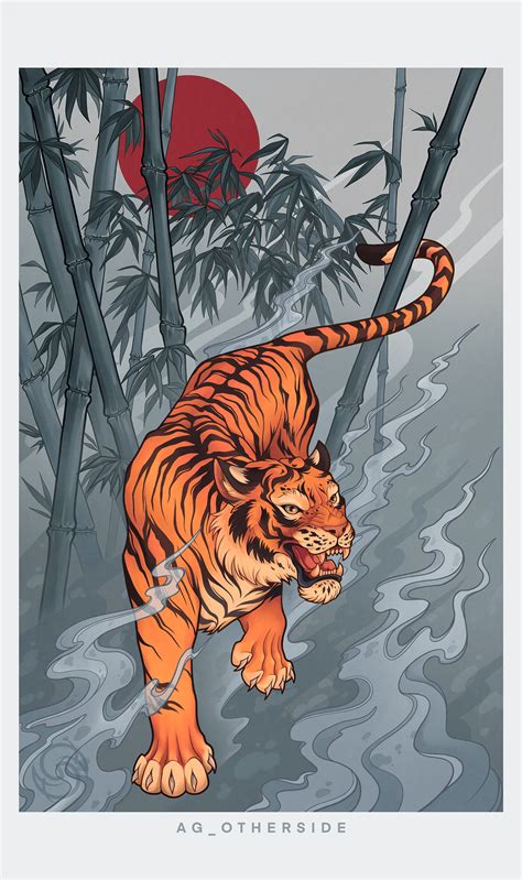 tiger japan art 6