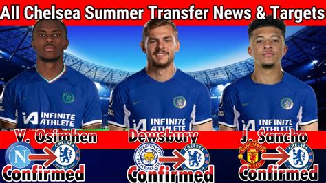 See TOP 5 CHELSEA Confirmed Latest Summer TRANSFER News Rumors