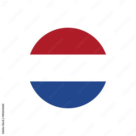 Netherland flag, official colors and proportion correctly. National ...