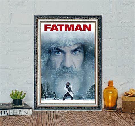 Fatman Movie Poster, Fatman 2020 Classic Vintage Movie Poster, Classic ...