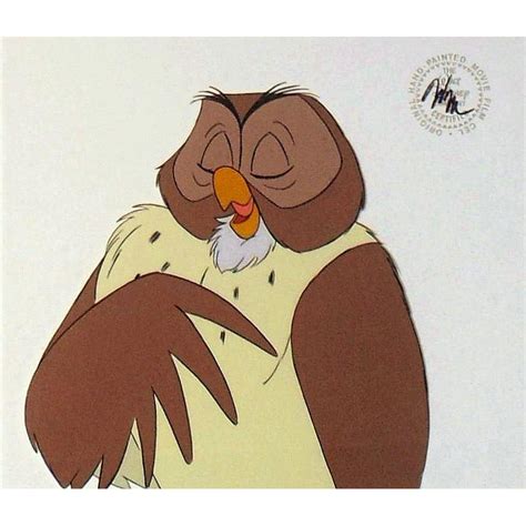 Owl By Walt Disney Studios Production Animation Cel Walt Disney