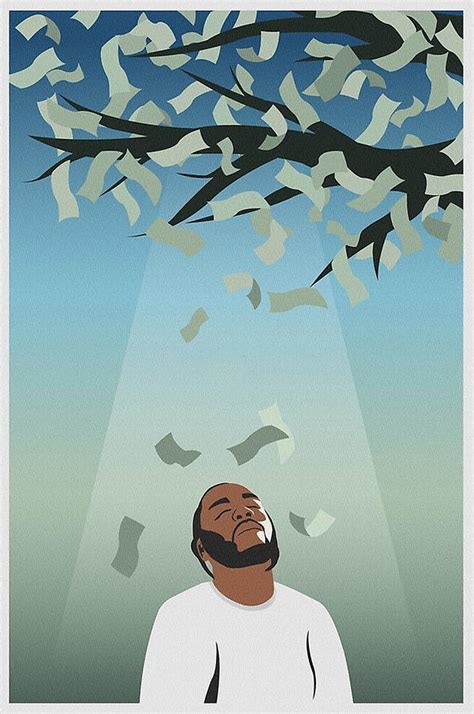 Kendrick Lamar - Money Trees Digital Art by Gordon Green - Fine Art America