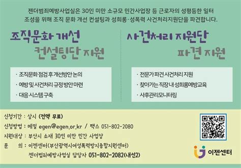 부산시 소규모 민간사업장 성희롱·성폭력 예방 지원 네이트 뉴스