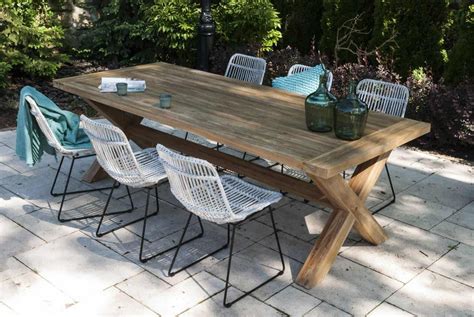 Садовый стол из тика LYON 240 см | Интернет-магазин Garden Space