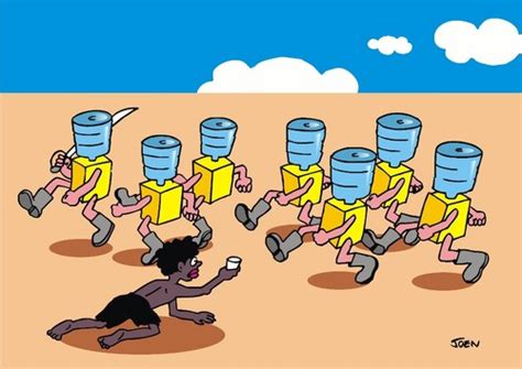 Water For Everyone By Joen Yunus Nature Cartoon TOONPOOL