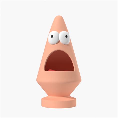 Realistic patrick star 3D - TurboSquid 1199308