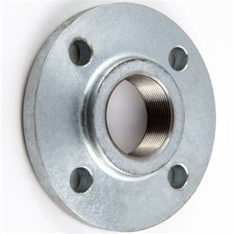 Bs En 1092 1 Galvanised Forged Mild Steel Raised Face Threaded Flange