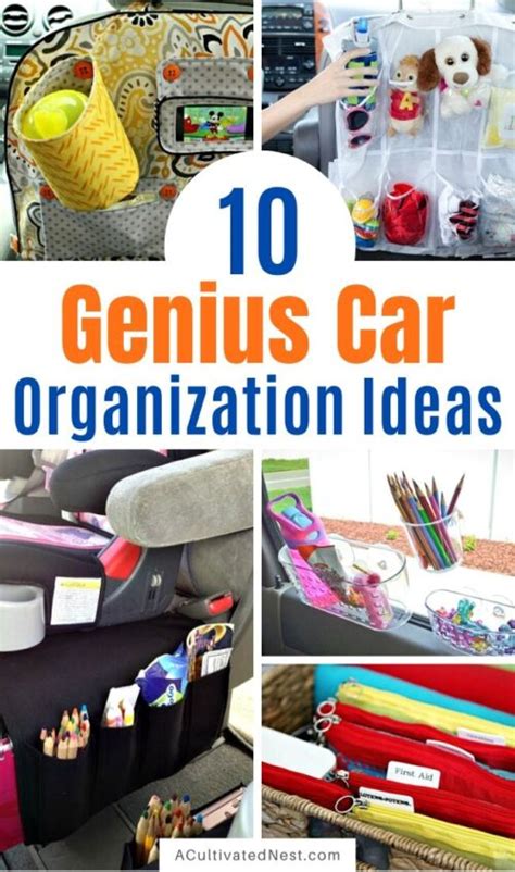 Clever Car Organization Ideas Frugal Ways To Organize Your Car