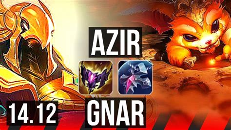 Azir Vs Gnar Top Rank 1 Azir 2000 Games 515 Eune Challenger