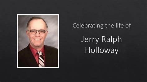 Funeral Service For Jerry Ralph Holloway Youtube