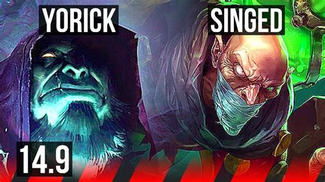 Yorick Vs Singed Top 816 6 Solo Kills 500 Games Kr Master