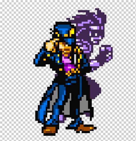 La Extraña Aventura De Jojo Pixel Art Jonathan Joestar Adiós Felicia La Extraña Aventura De