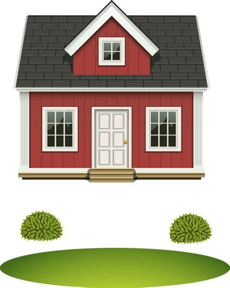 House roof clipart transparent png hd home clipart cartoon style orange ...