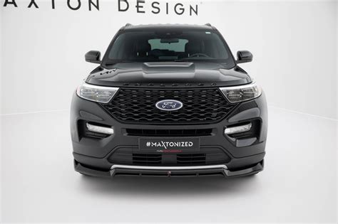 Front Splitter Ford Explorer Xlt Mk6 Our Offer Ford Explorer Mk6 2019 2024 Xlt