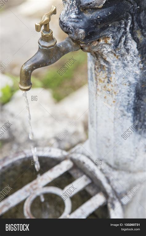 Iron Rusty Faucet Image And Photo Free Trial Bigstock