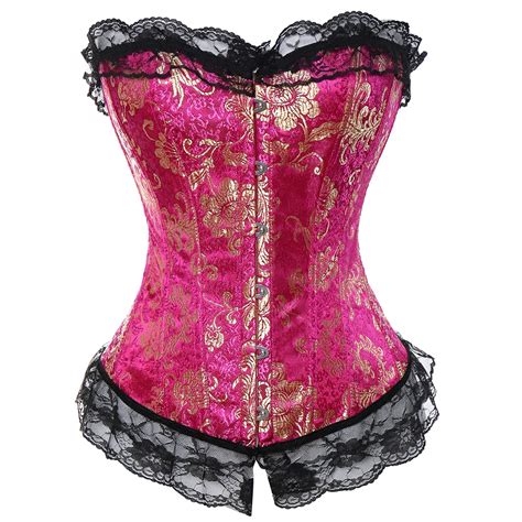 Bustier Femme Corsets Sexy Pour Femmes Lingerie Bustier Steampunk